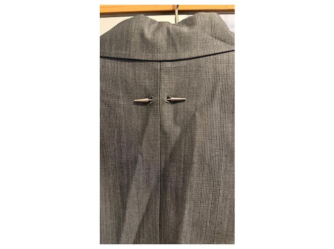 Barbara Bui Grey jacket with red lining - view 4