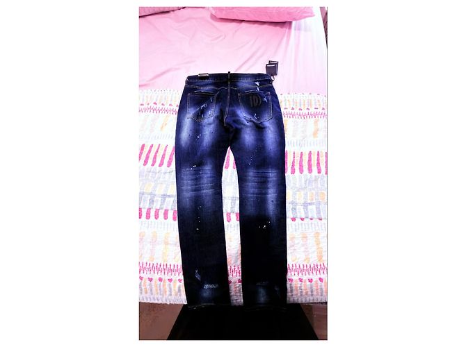 Dsquared2 slim jeans washed blue - view 2
