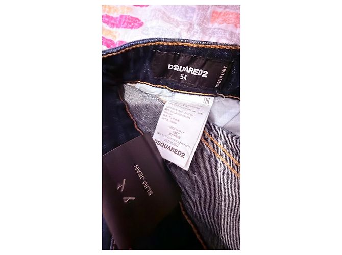 Dsquared2 slim jeans washed blue - view 5