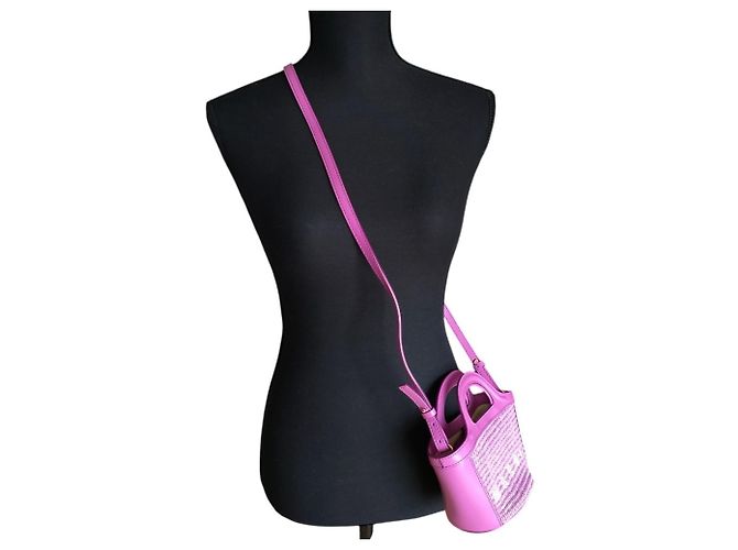 Bolso de hombro Micro Tropicalia Marni Púrpura - vista 16