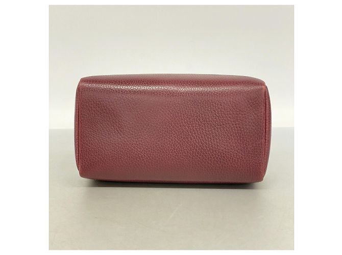 Cartier Trinity Vanity Bag aus Leder Bordeaux - Ansicht 3