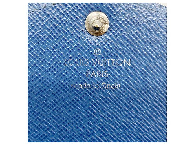 Louis Vuitton Epi Bicolor Portefeuille Sarah Long Wallet Blu - vista 4
