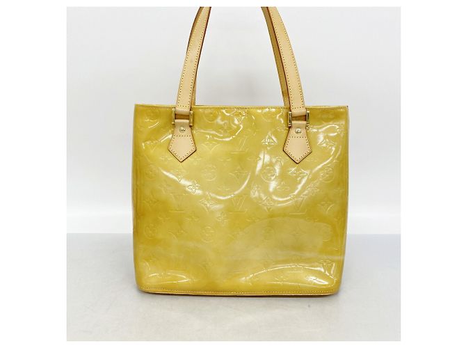 Saco Tote Louis Vuitton Vernis Houston Bege - vista 10