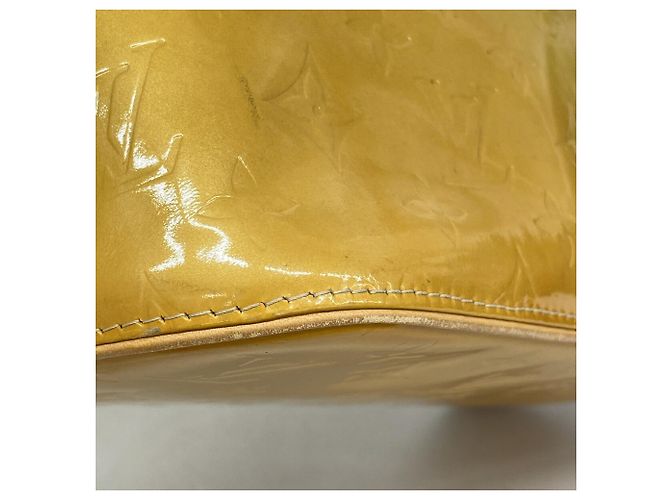 Saco Tote Louis Vuitton Vernis Houston Bege - vista 6