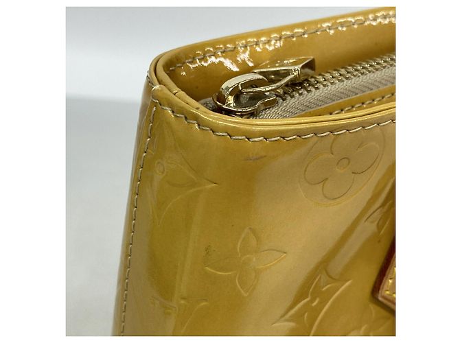 Saco Tote Louis Vuitton Vernis Houston Bege - vista 8
