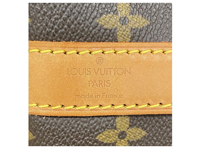 Louis Vuitton Monogram Keepall Bandoulière 50 Marrom - vista 5