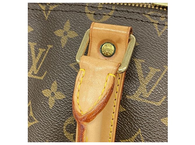 Louis Vuitton Monogram Keepall Bandoulière 50 Marrom - vista 6