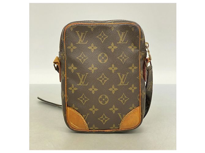 Bolso de hombro Louis Vuitton Monogram Danube Castaño - vista 13