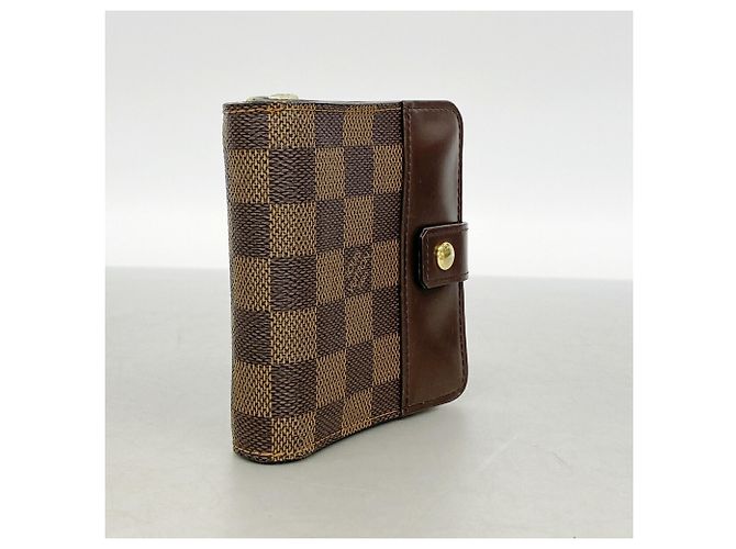Louis Vuitton Damier Compact Zip Geldbörse Damier ebene - Ansicht 2