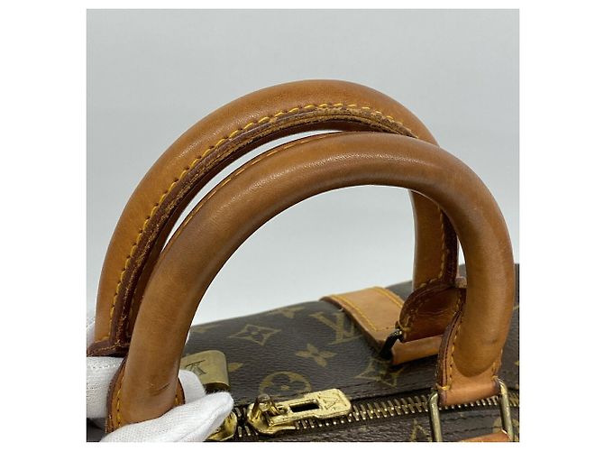 Bolsa Boston Louis Vuitton Monogram Keepall 45 Marrom - vista 10