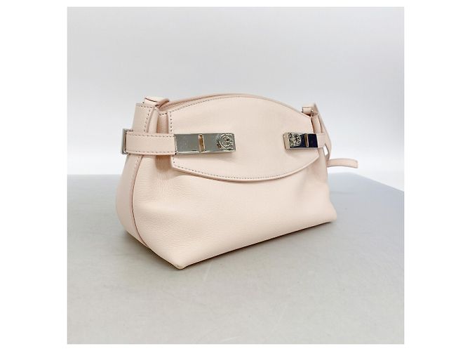 Borsa a tracolla in pelle rosa Salvatore Ferragamo - vista 2