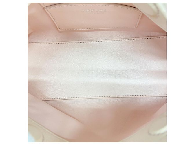 Borsa a tracolla in pelle rosa Salvatore Ferragamo - vista 4