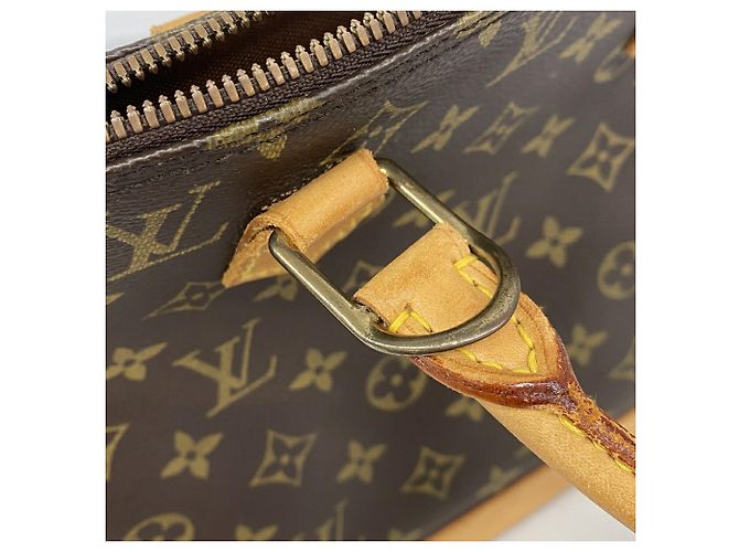 Sac à main Louis Vuitton Alma Monogram Marron - vue 10