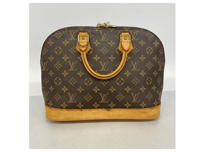 Sac à main Louis Vuitton Alma Monogram Marron - vue 11