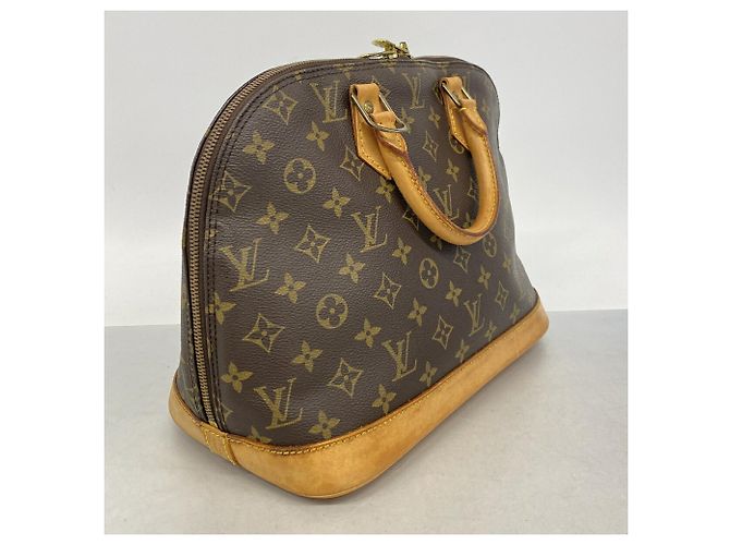 Sac à main Louis Vuitton Alma Monogram Marron - vue 2