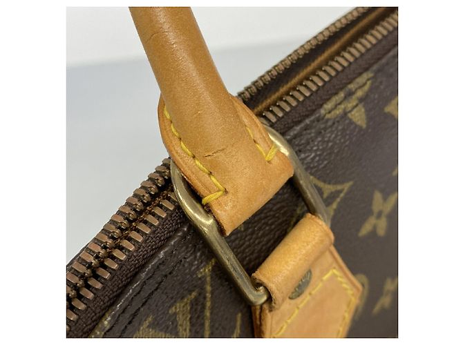 Sac à main Louis Vuitton Alma Monogram Marron - vue 6