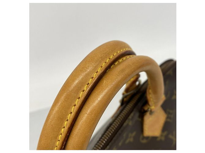 Sac à main Louis Vuitton Alma Monogram Marron - vue 9
