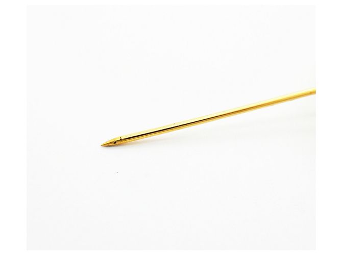 Broche Chanel chapado en oro con marca Coco Dorado - vista 7