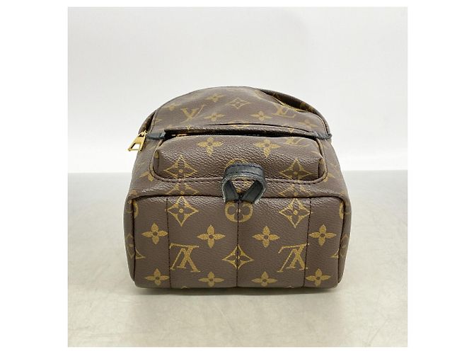 Mochila MINI Palm Springs Monogram Louis Vuitton Castaño - vista 3