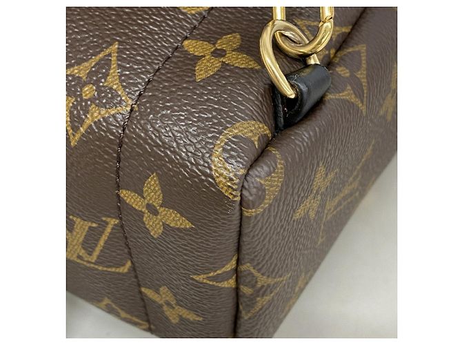 Mochila MINI Palm Springs Monogram Louis Vuitton Castaño - vista 6