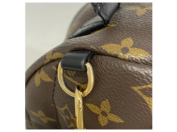 Mochila MINI Palm Springs Monogram Louis Vuitton Castaño - vista 8