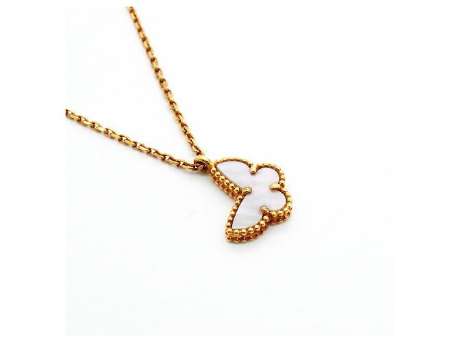 Van Cleef & Arpels Sweet Alhambra Papillon Halskette - Ansicht 2