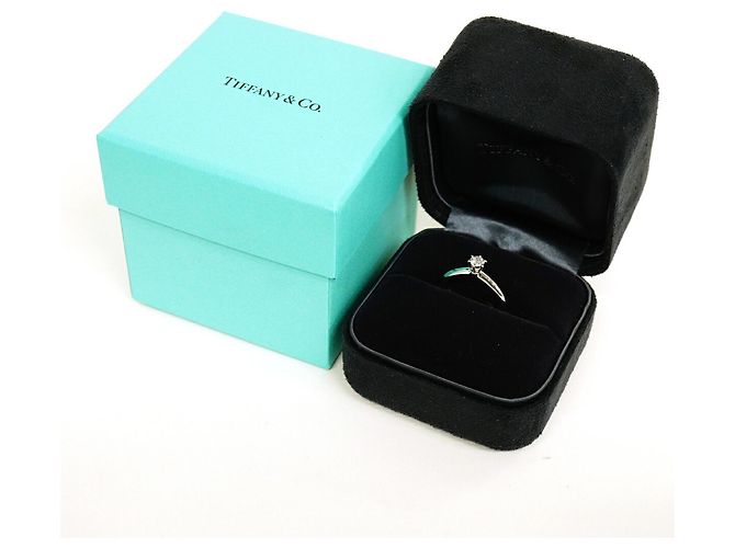 Autre Marque Anello solitario Tiffany & Co. - vista 9