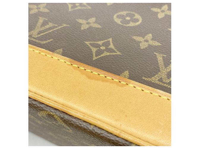 Bolso de hombro Louis Vuitton Monogram Amfar Three Vanity Star Castaño - vista 12