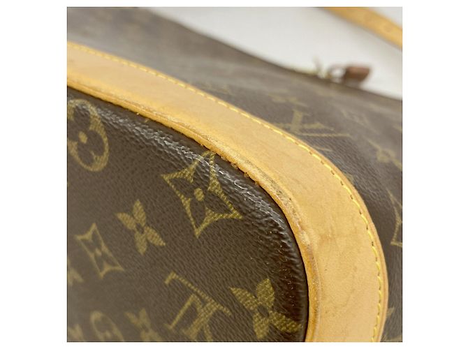 Bolso de hombro Louis Vuitton Monogram Amfar Three Vanity Star Castaño - vista 7