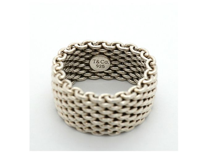 Autre Marque Anello Tiffany & Co. Somerset Mesh - vista 4