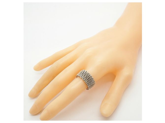 Autre Marque Anello Tiffany & Co. Somerset Mesh - vista 6
