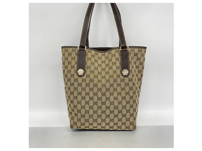 Borsa Tote Gucci GG Canvas Marrone - vista 10