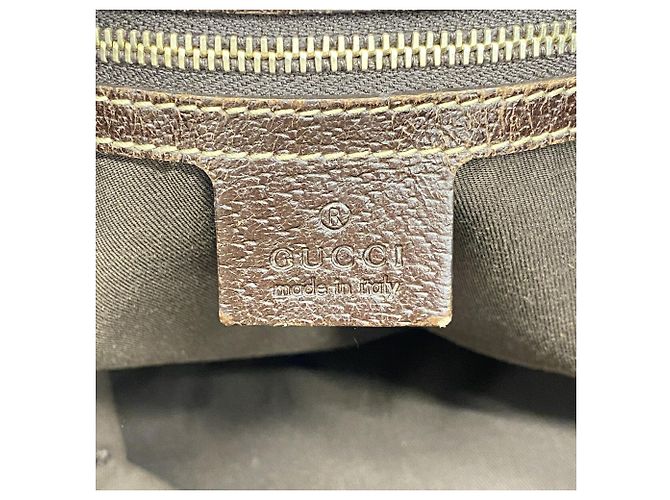 Borsa Tote Gucci GG Canvas Marrone - vista 5