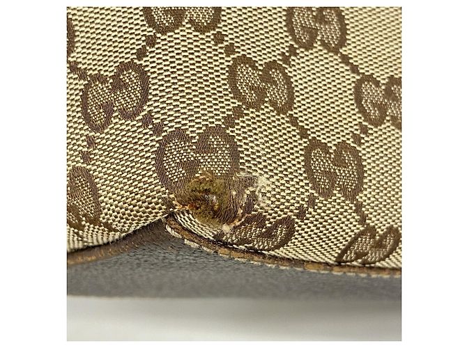 Borsa Tote Gucci GG Canvas Marrone - vista 6