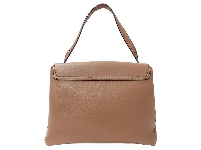 Borsa a mano Burberry in pelle marrone - vista 2