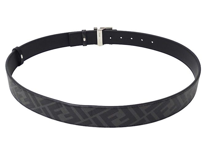 Fendi Wendelbare Ledergürtel für Herren Schwarz - Ansicht 4