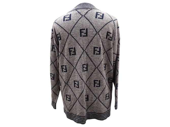 Fendi Pullover aus Acryl-Wolle in Braun - Ansicht 4