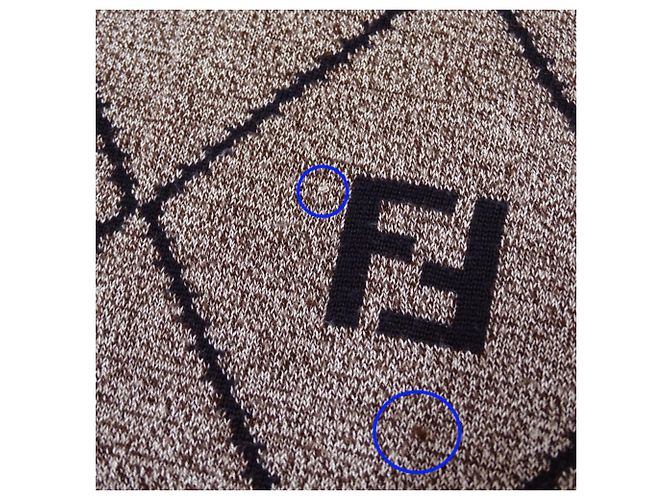 Fendi Pullover aus Acryl-Wolle in Braun - Ansicht 9