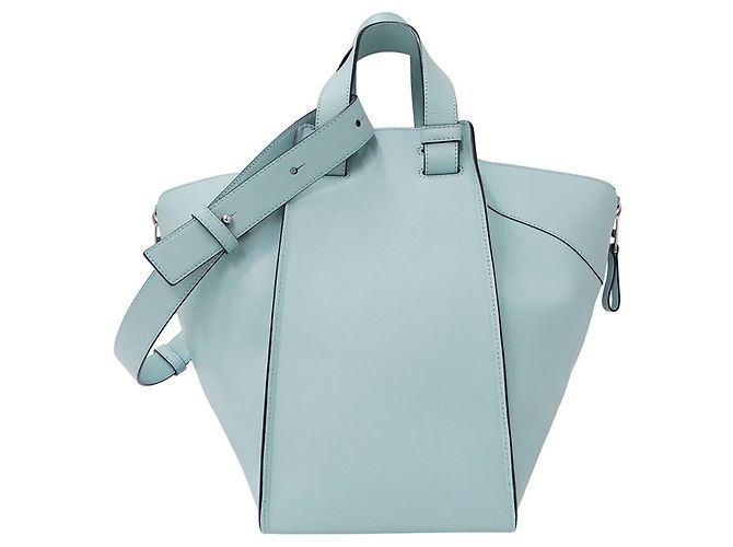 Hammock Borsa a mano Loewe in pelle azzurro chiaro Blu chiaro - vista 4