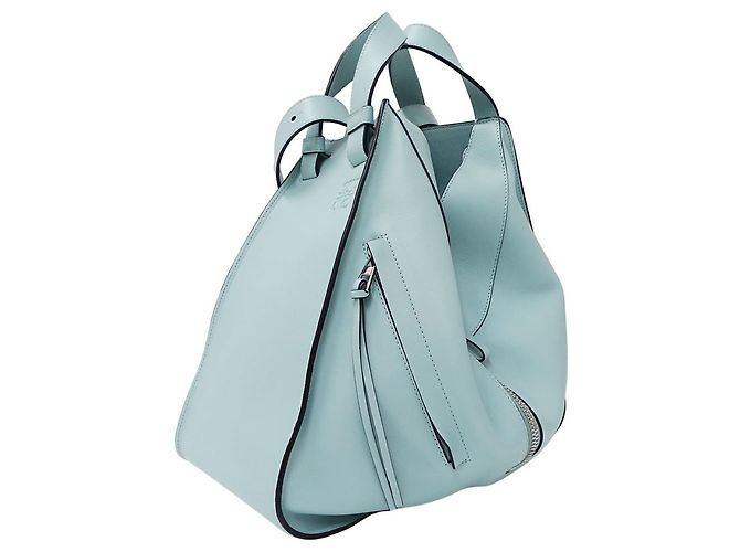 Hammock Borsa a mano Loewe in pelle azzurro chiaro Blu chiaro - vista 6