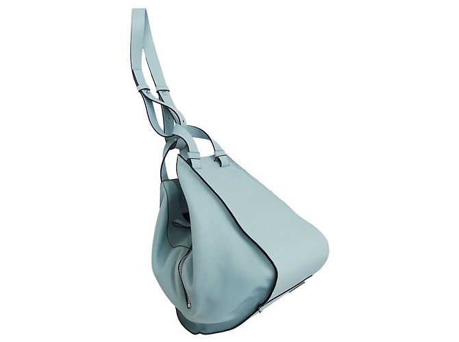 Hammock Borsa a mano Loewe in pelle azzurro chiaro Blu chiaro - vista 7