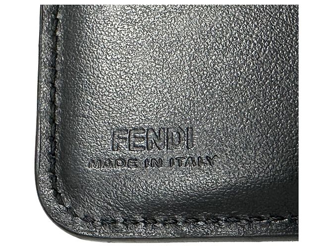 Fendi Bi-fold Ledergeldbörse Schwarz - Ansicht 5