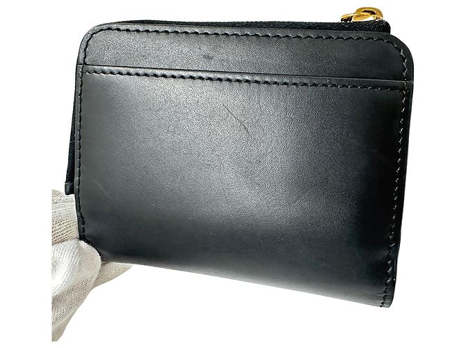 Fendi Bi-fold Ledergeldbörse Schwarz - Ansicht 9