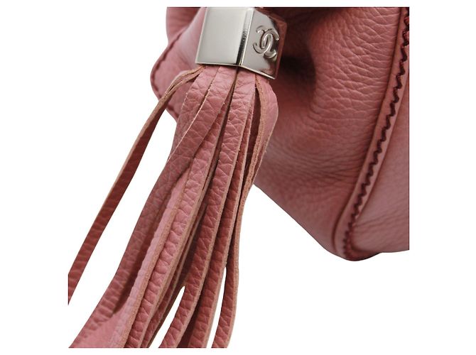 Chanel Handtasche aus rosa Leder Pink - Ansicht 10