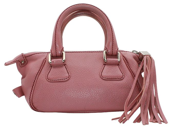 Chanel Handtasche aus rosa Leder Pink - Ansicht 2