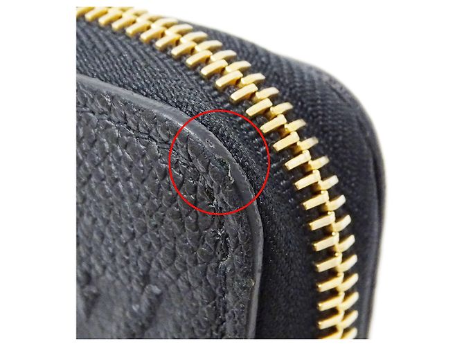 Cartera para mujer Louis Vuitton Monogram Empreinte Negro - vista 8