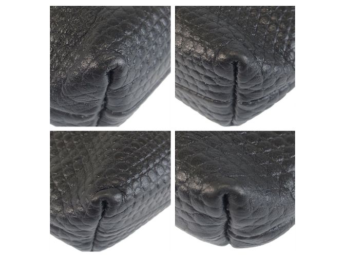 Clutch in pelle nera Alexander McQueen Nero - vista 3