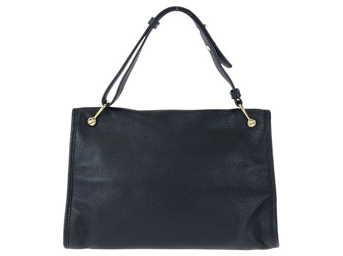 BALLY Bally BLOOM HOBO Borsa a mano in pelle nera Nero - vista 2