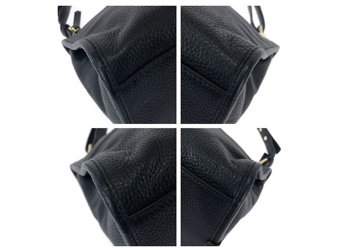 BALLY Bally BLOOM HOBO Borsa a mano in pelle nera Nero - vista 3