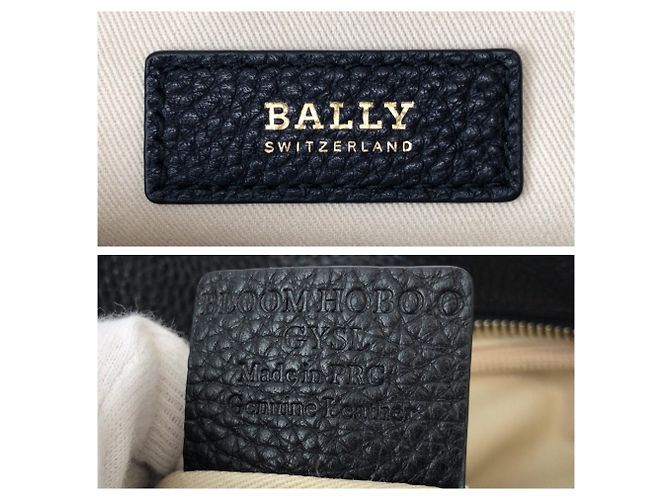 BALLY Bally BLOOM HOBO Borsa a mano in pelle nera Nero - vista 4